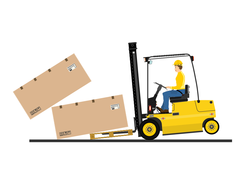 Forklift load diagram